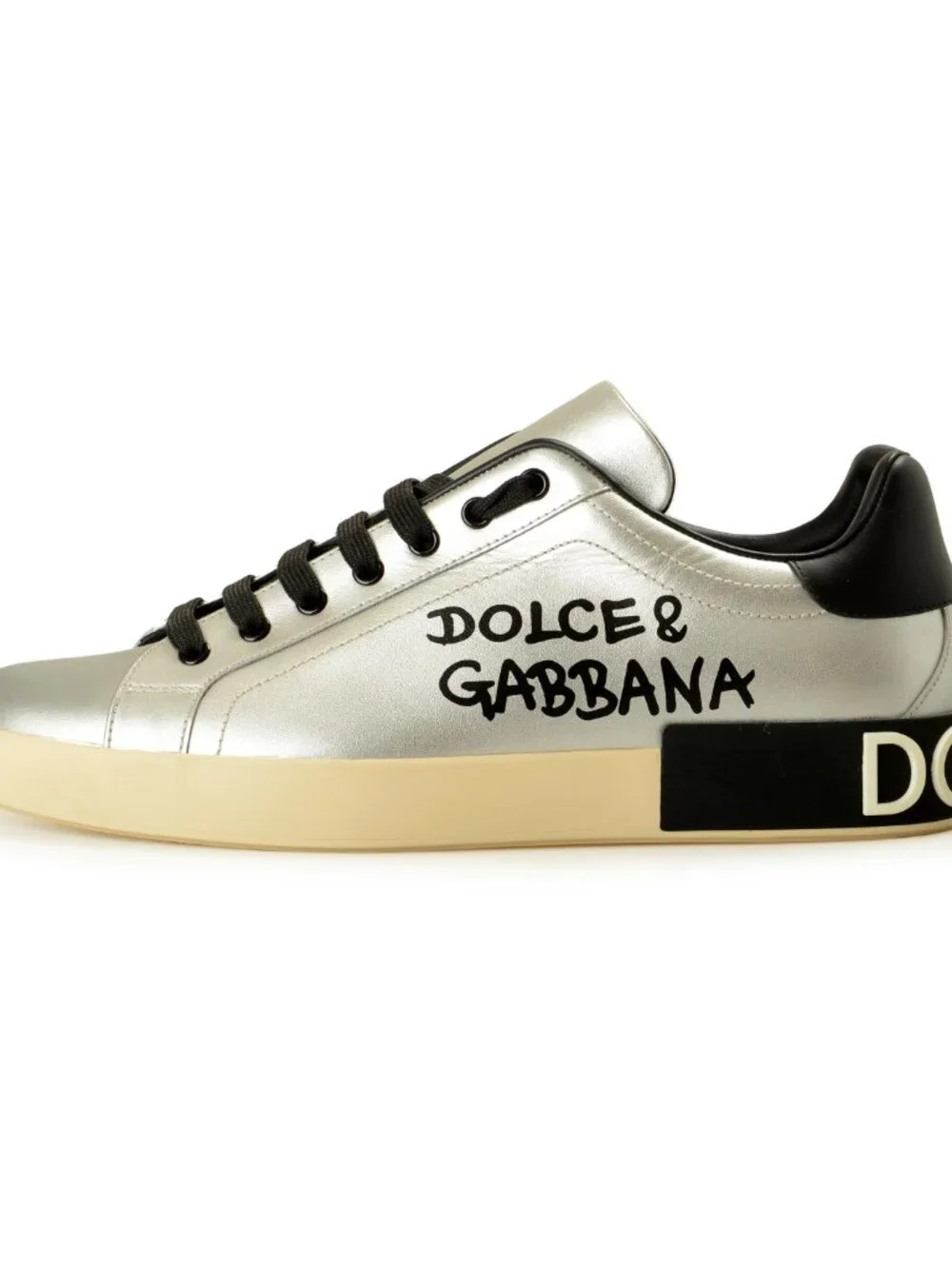 Dolce & Gabbana Men's Leather Logo Athletic Sneakers Shoes US 11 UK 10 IT 44